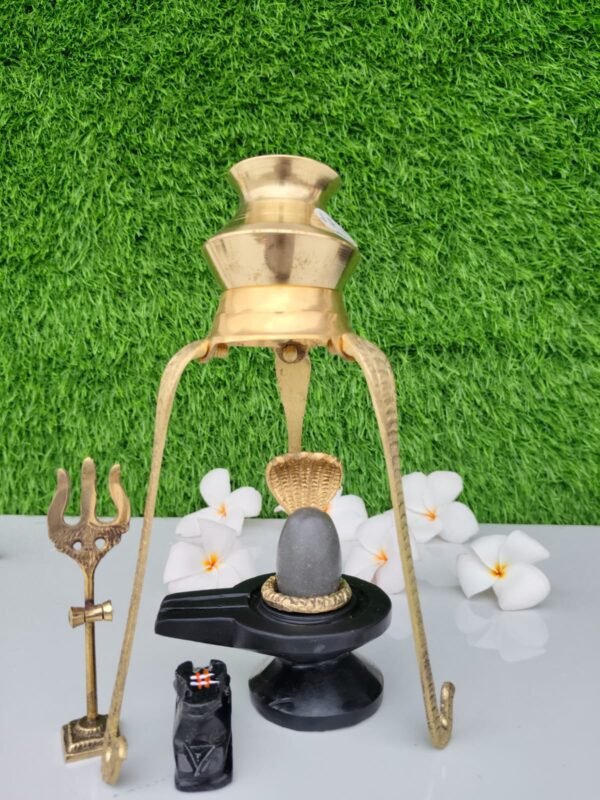 brown color narmadeshwar shivling