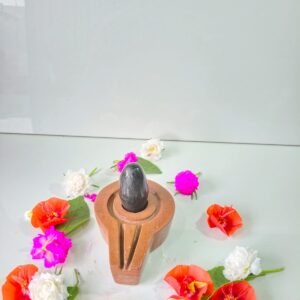 brown color narmadeshwar shivling