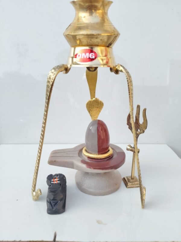 ardhnareshwar shivling with damru jala dhari full set