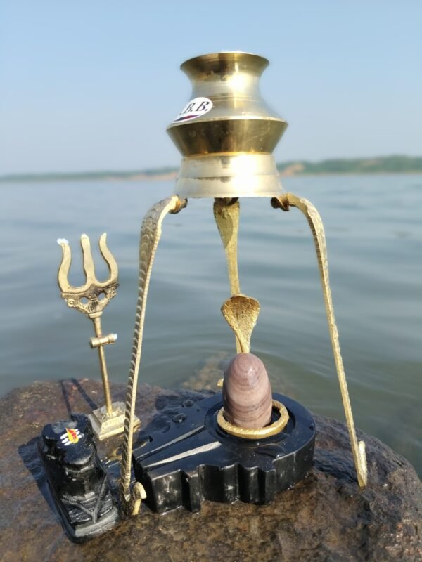janeu dhari narmadeshwar shivling for home puja