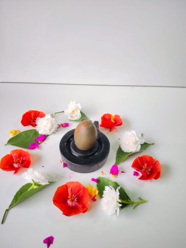 brown color narmadeshwar shivling  for home - Image 2