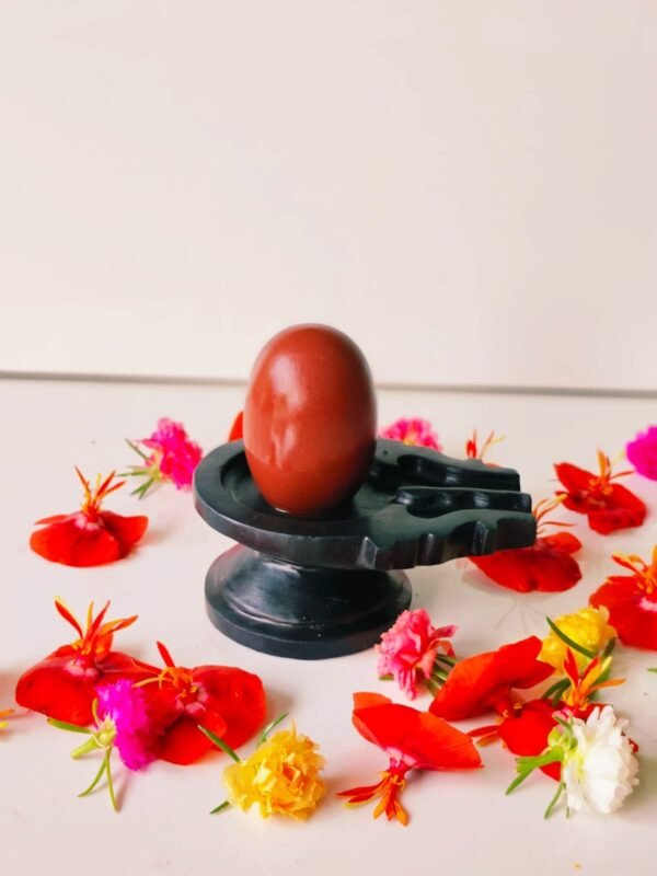 Tilak dhari narmadeshwar shivling for home puja - Image 4